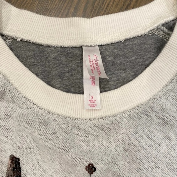 Xhilaration Gray Shine Bright Sweater Size S - Picture 2 of 4